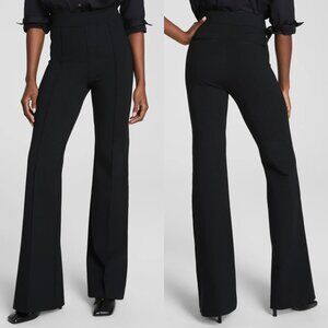 NWT SPANX Black Ponte Flare Pant High Rise